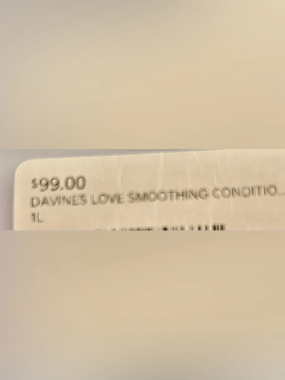 Davines one litter “LOVE” smoothing conditioner.